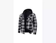 Chemise carreaux avec capuche