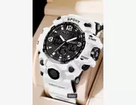 Montre de Sport Tendance pour HommesMontre Electronique Numerique Etanche à LED en Caoutc