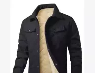 Nouveau Manteau épais en velours