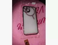 Pochette iPhone 15 simple ✨ Sublime pochette rose transparente pour iPhone 15 : élégante,