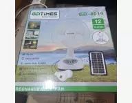 Ventilateur solaire avec 2 ampoules