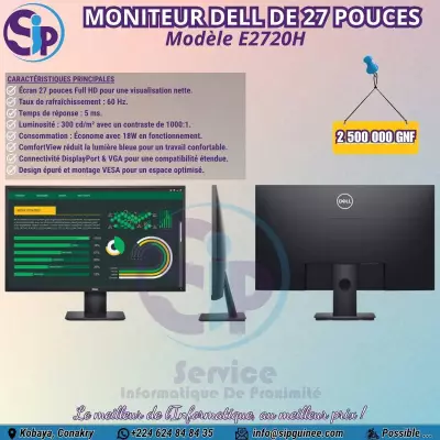 💻 Moniteur Dell E2720H – 27