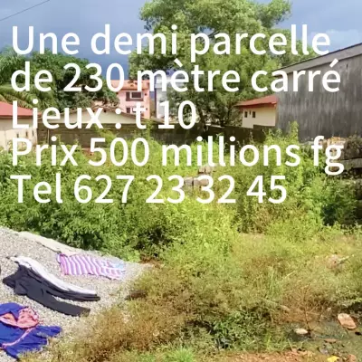 📣 🔥 OPPORTUNITÉ IMMOBILIÈRE À SAISIR À T10  🔥  Une demi-parcelle très bien si