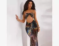 Robe long bustier belle et élégante 