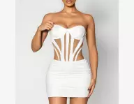 Sirith Robe mini plissée 