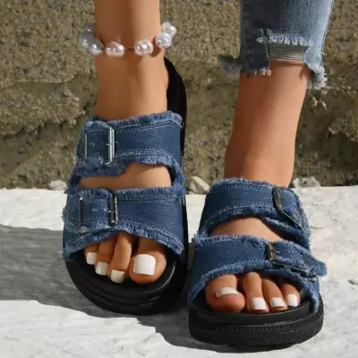 Sandales denim 