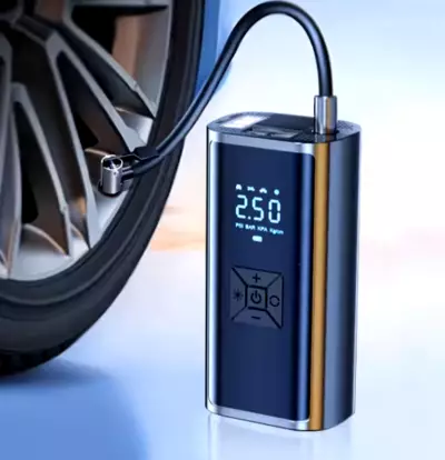 Pompe 150 PSI Portable, Gonfleur de Pneus de Voiture